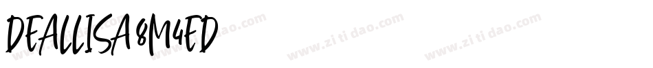 Deallisa-8M4eD字体转换