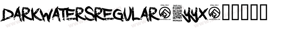 DarkwatersRegular-2YyX字体转换