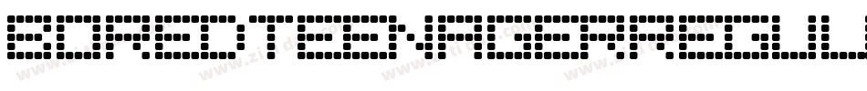 BoredTeenagerRegular-8nBZ字体转换