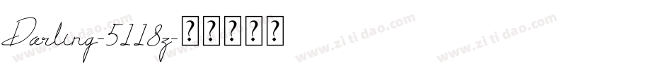 Darling-5118z字体转换