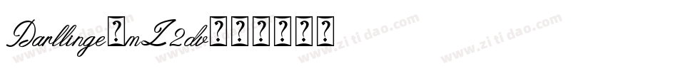 Darllinge-mL2dv字体转换
