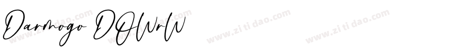 Darmogo-DOWrW字体转换