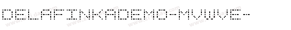 DelafinkaDemo-MVWve字体转换