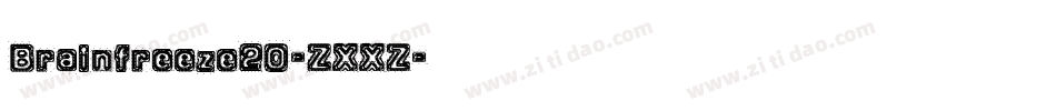 Brainfreeze20-ZXXZ字体转换