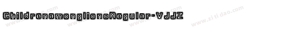 ChildrenamonglionsRegular-VJJZ字体转换