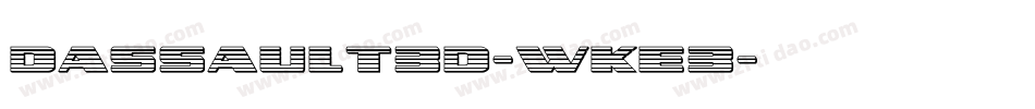 Dassault3D-wKe3字体转换