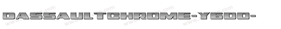 DassaultChrome-Y6oo字体转换
