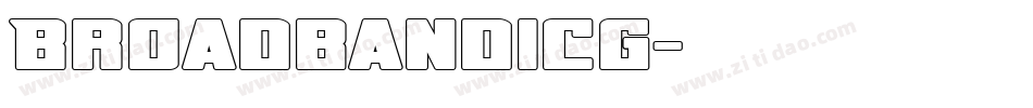 BroadbandICG字体转换