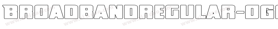 Broadbandregular-OGq6字体转换