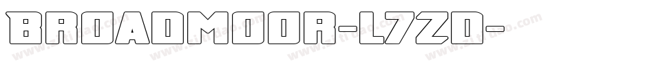 Broadmoor-l7zd字体转换