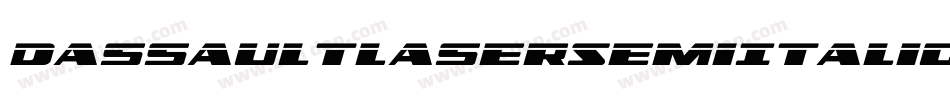 DassaultLaserSemiItalic-g6qR字体转换
