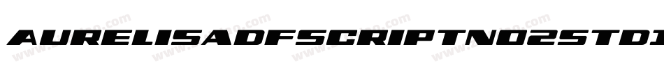 Aurelisadfscriptno2stdItalic-0G2z字体转换