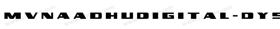 MvNaadhuDigital-Dy9W字体转换