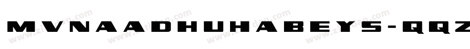 MvNaadhuHabeys-qqz2字体转换