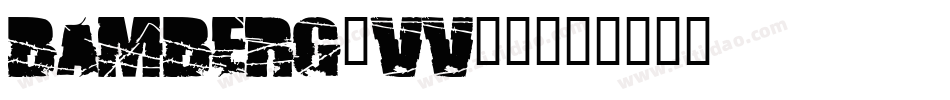 Bamberg-vv74字体转换