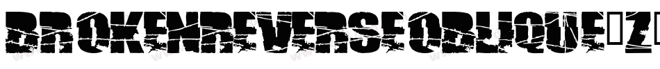 BrokenReverseoblique-z5aD字体转换