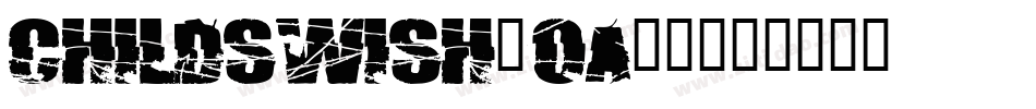 Childswish-oA74字体转换