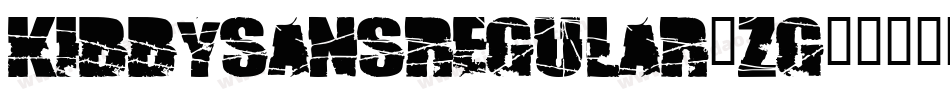 KibbySansRegular-zg74字体转换