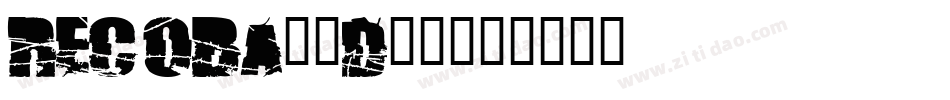 Recoba-7d74字体转换