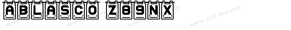 Ablasco-z89nX字体转换