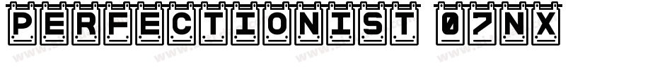 Perfectionist-07nX字体转换