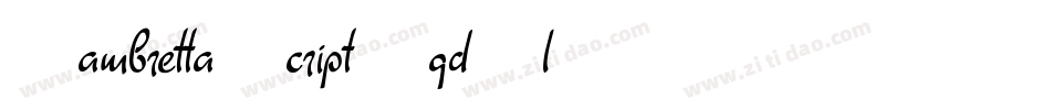 LambrettaScript-qd0l字体转换 LambrettaScript-qd0l字体转换