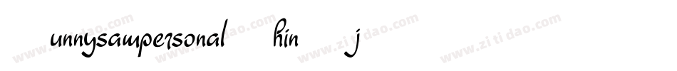 SunnysampersonalThin-jER2R字体转换