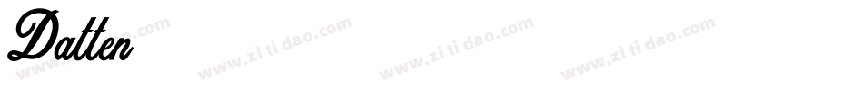 Datten字体转换