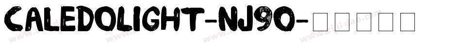 CaledoLight-nj9O字体转换