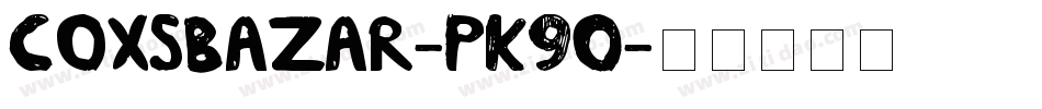 CoxsBazar-pK9O字体转换