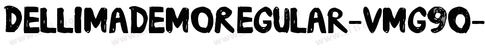 DellimademoRegular-vmg9O字体转换