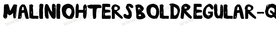 MaliniOhterSBoldRegular-q9o2字体转换