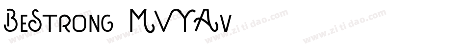 BeStrong-MVYAv字体转换