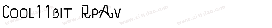 Cool11bit-RpAv字体转换