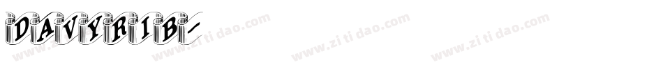 davyrib字体转换