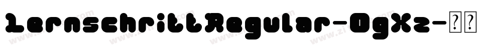 LernschrittRegular-0gXz字体转换