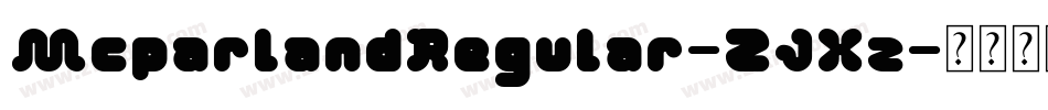 McparlandRegular-ZJXz字体转换