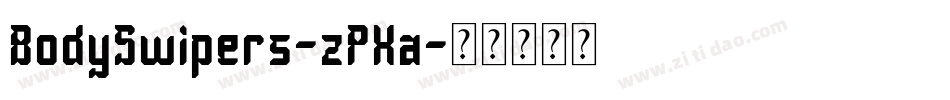 BodySwipers-zPXa字体转换