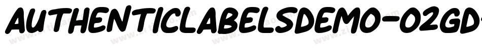 AuthenticLabelsDemo-O2gd字体转换