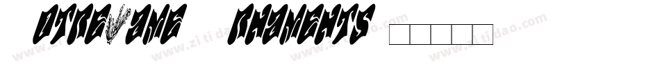NotreDame-Ornaments字体转换