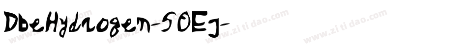 DbeHydrogen-5OEj字体转换