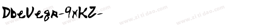 DbeVega-9xKZ字体转换