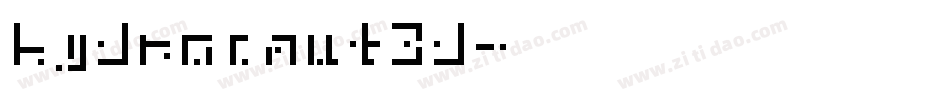 hydronaut3d字体转换