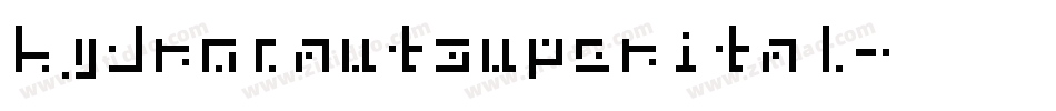 hydronautsuperital字体转换