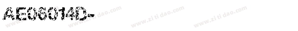 AE06014D字体转换