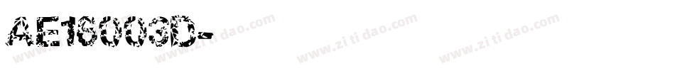 AE16003D字体转换