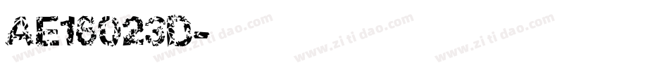 AE16023D字体转换