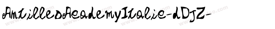 AntillesAcademyItalic-dDjZ字体转换