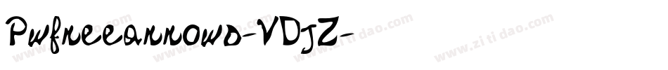 Pwfreearrows-VDjZ字体转换