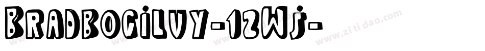 Bradbogilvy-12Wj字体转换